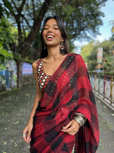 Kurry Gamcha saree