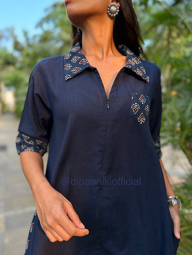 Navy blue Suhaani jumpsuit