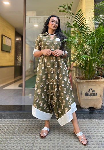 Olive green Suhaani Jumpsuit
