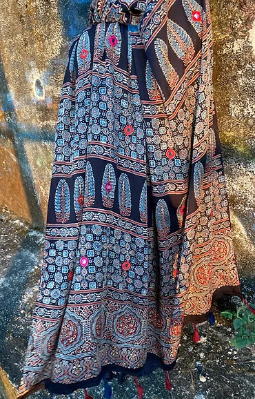 Kaashwi half & half modal silk saree