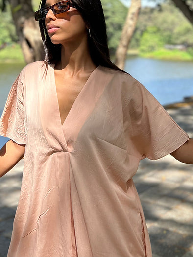 Peach Mogra Set