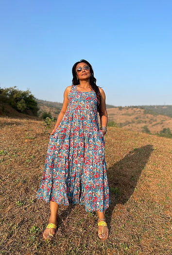 Neeli Cotton Gulabo