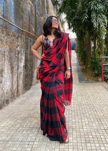 Kurry Gamcha saree