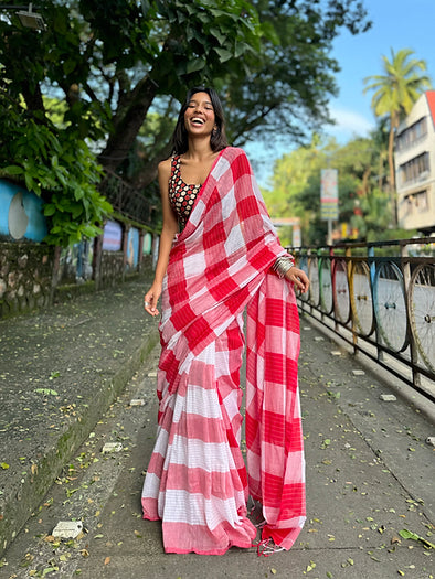 Durga Gamcha saree