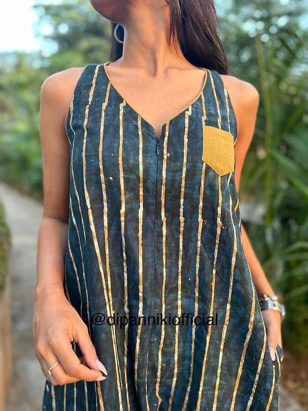 Summer striped Suhaani Jumpsuit