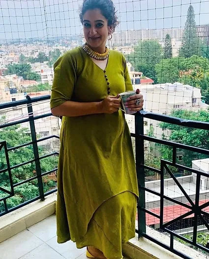 Lime Green Double layered