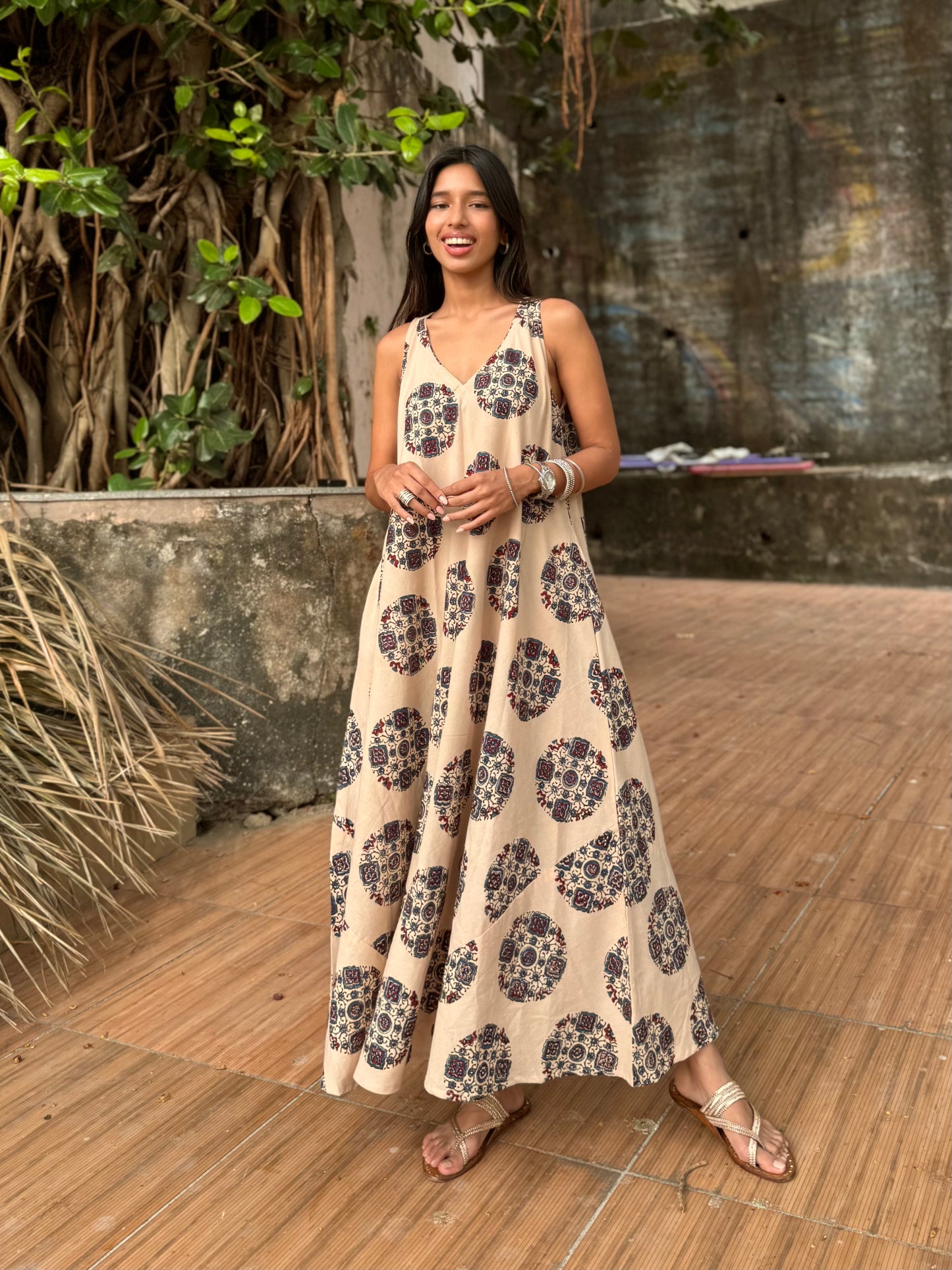 Mogra Ajrakh dress