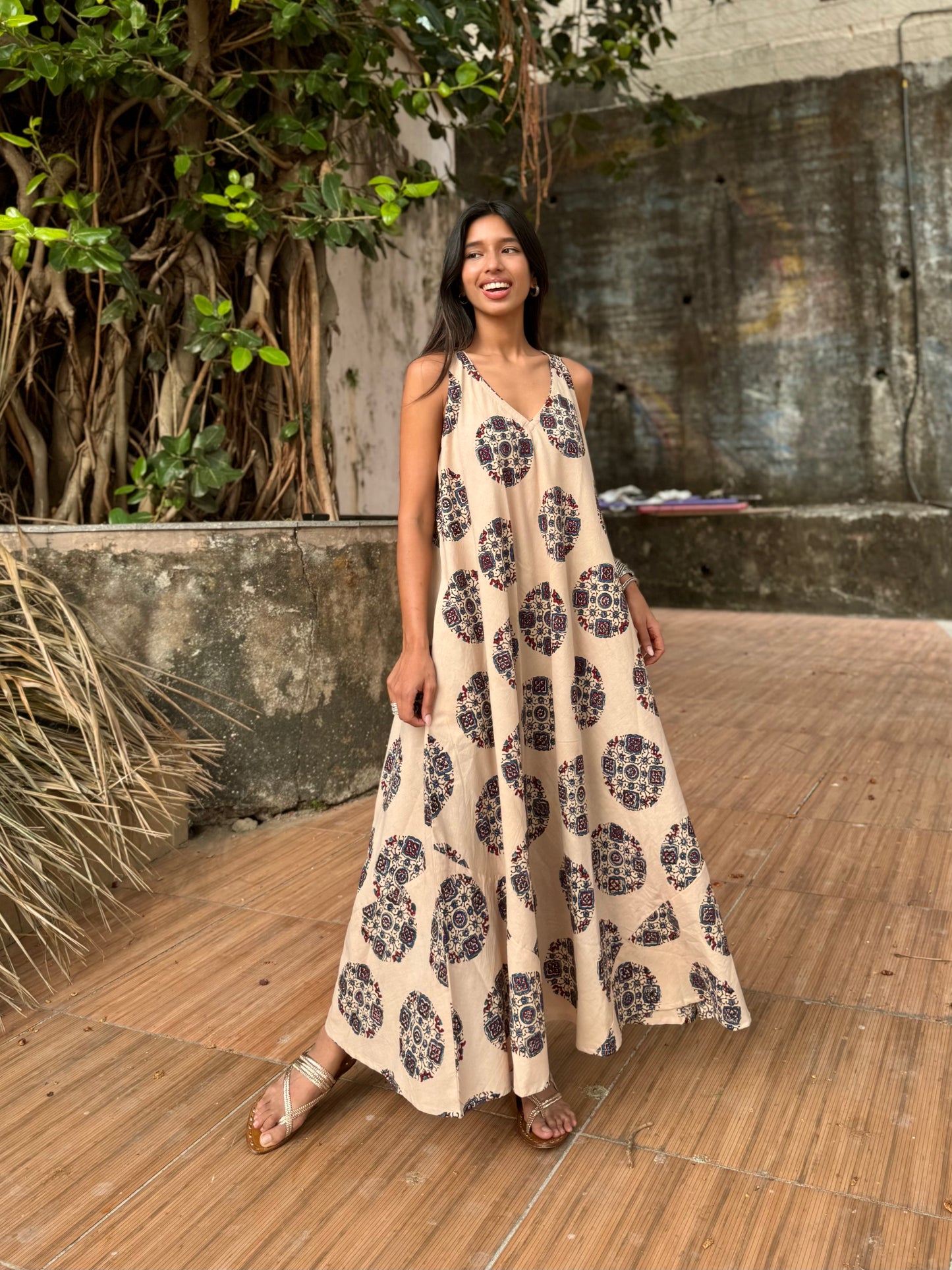 Mogra Ajrakh dress