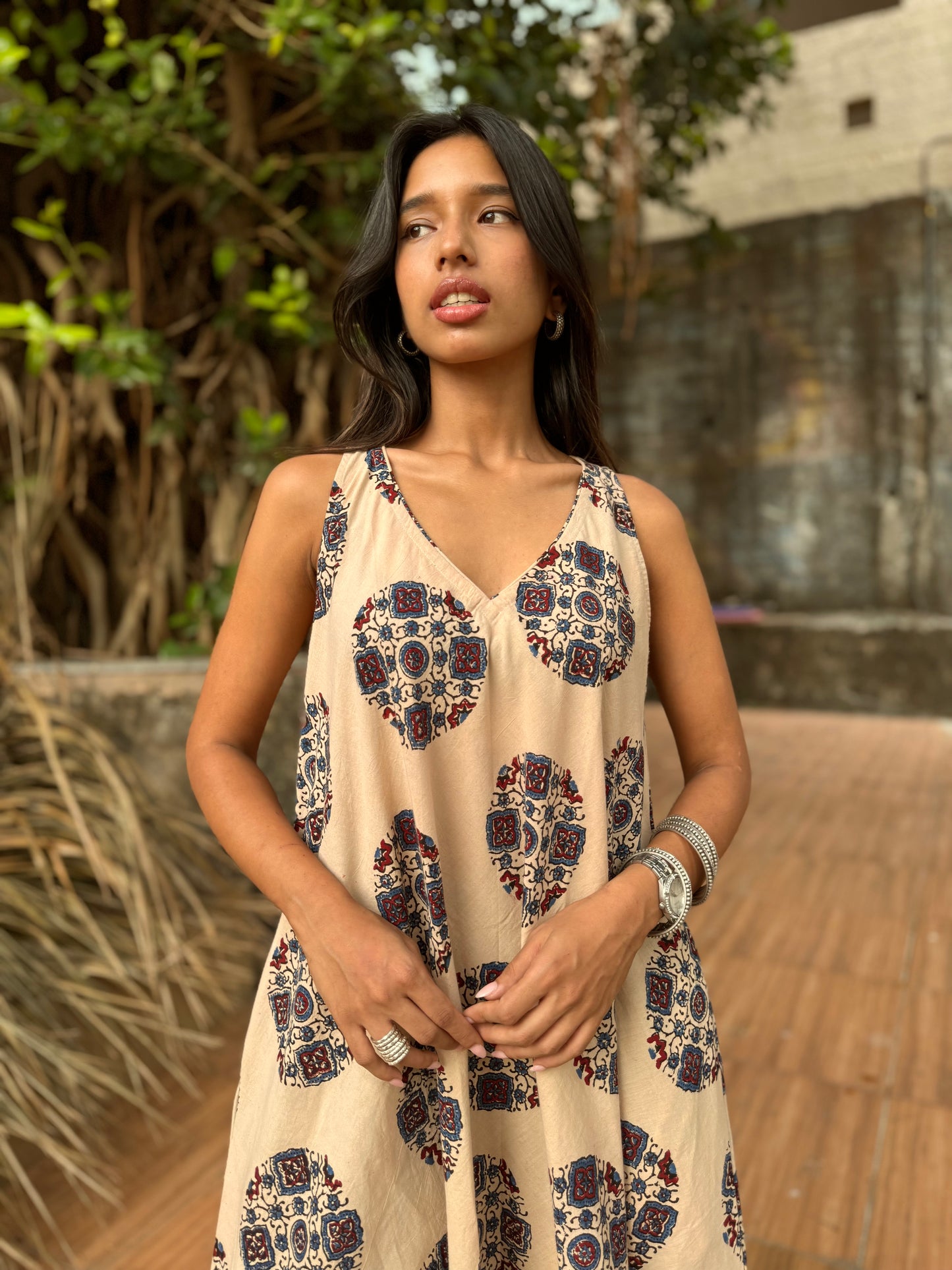 Mogra Ajrakh dress