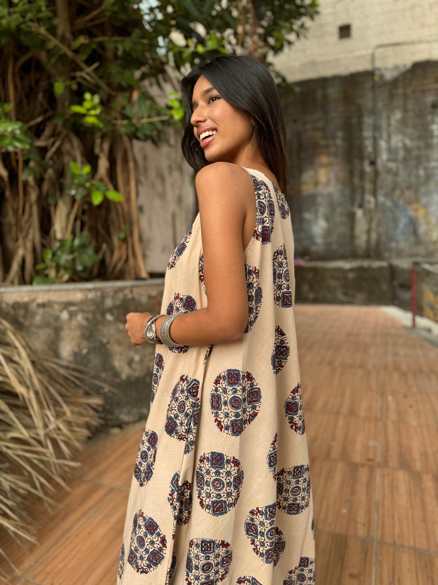 Mogra Ajrakh dress
