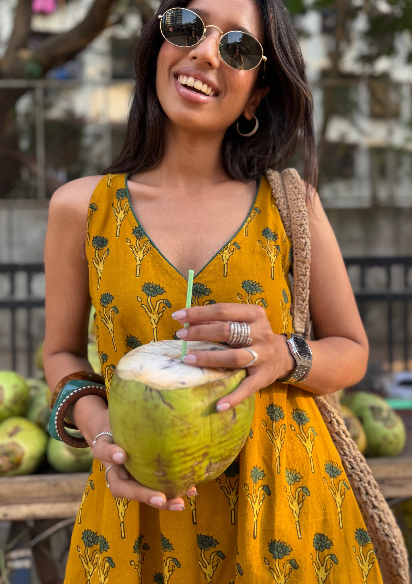 Kesar Ajrakh Suhaani Jumpsuit