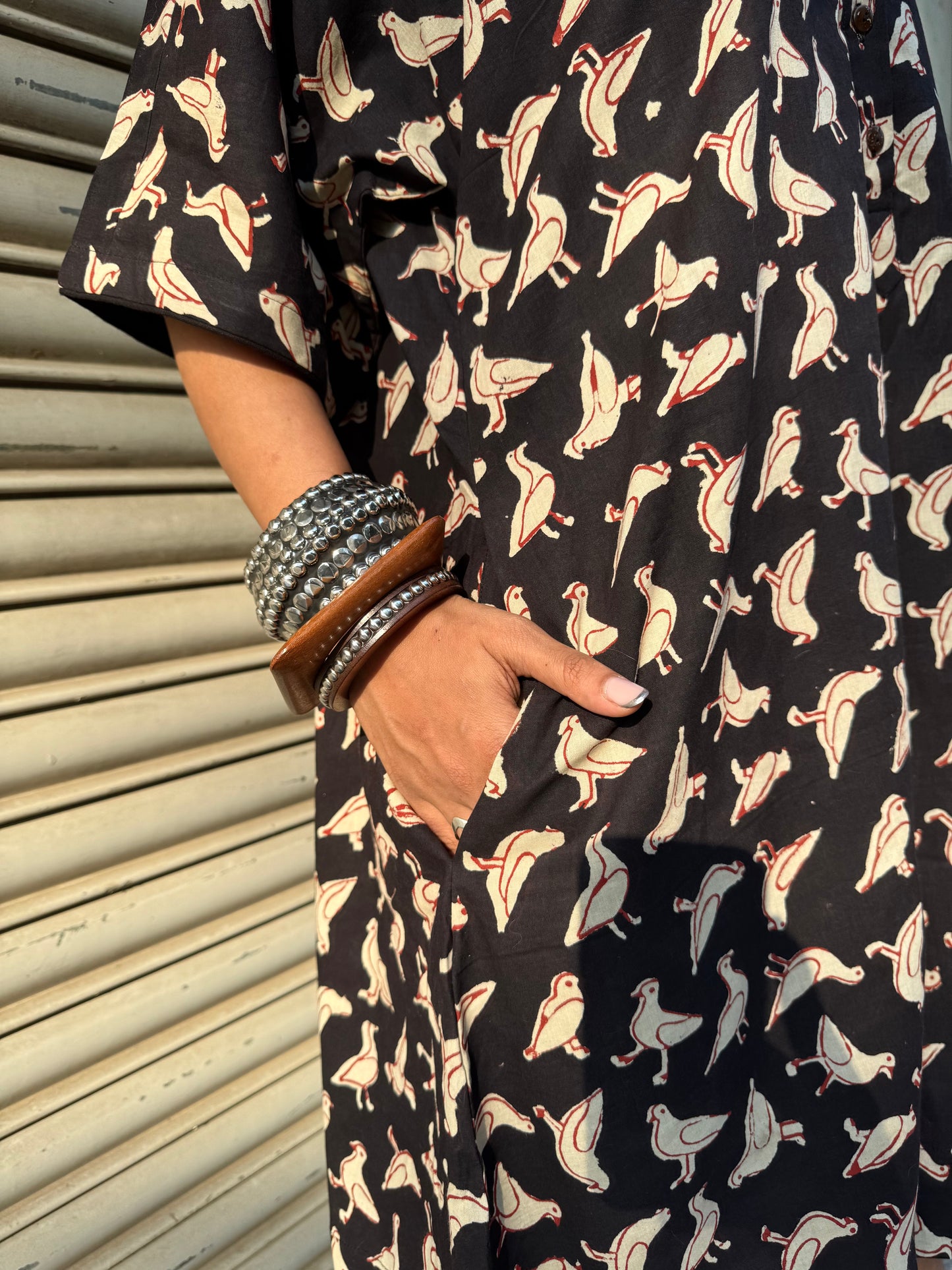 Chidiya Cotton Dress