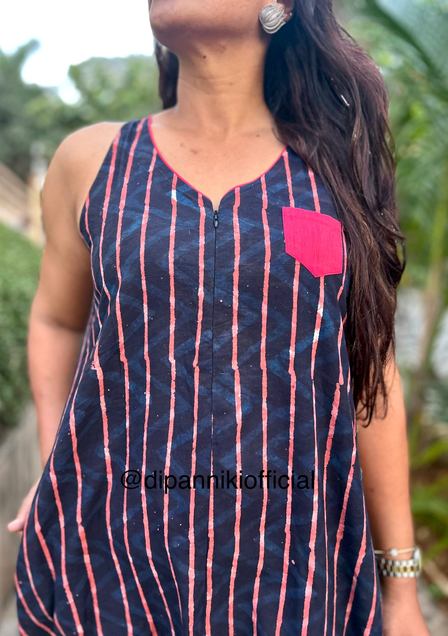 Candy striped Suhaani Jumpsuit