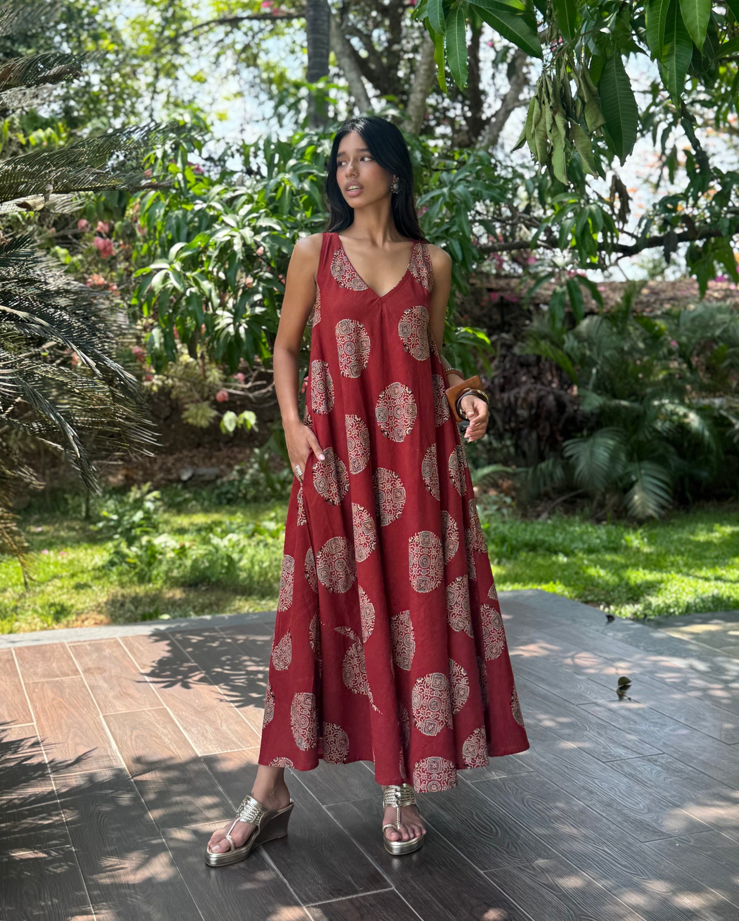 Maati Ajrakh dress