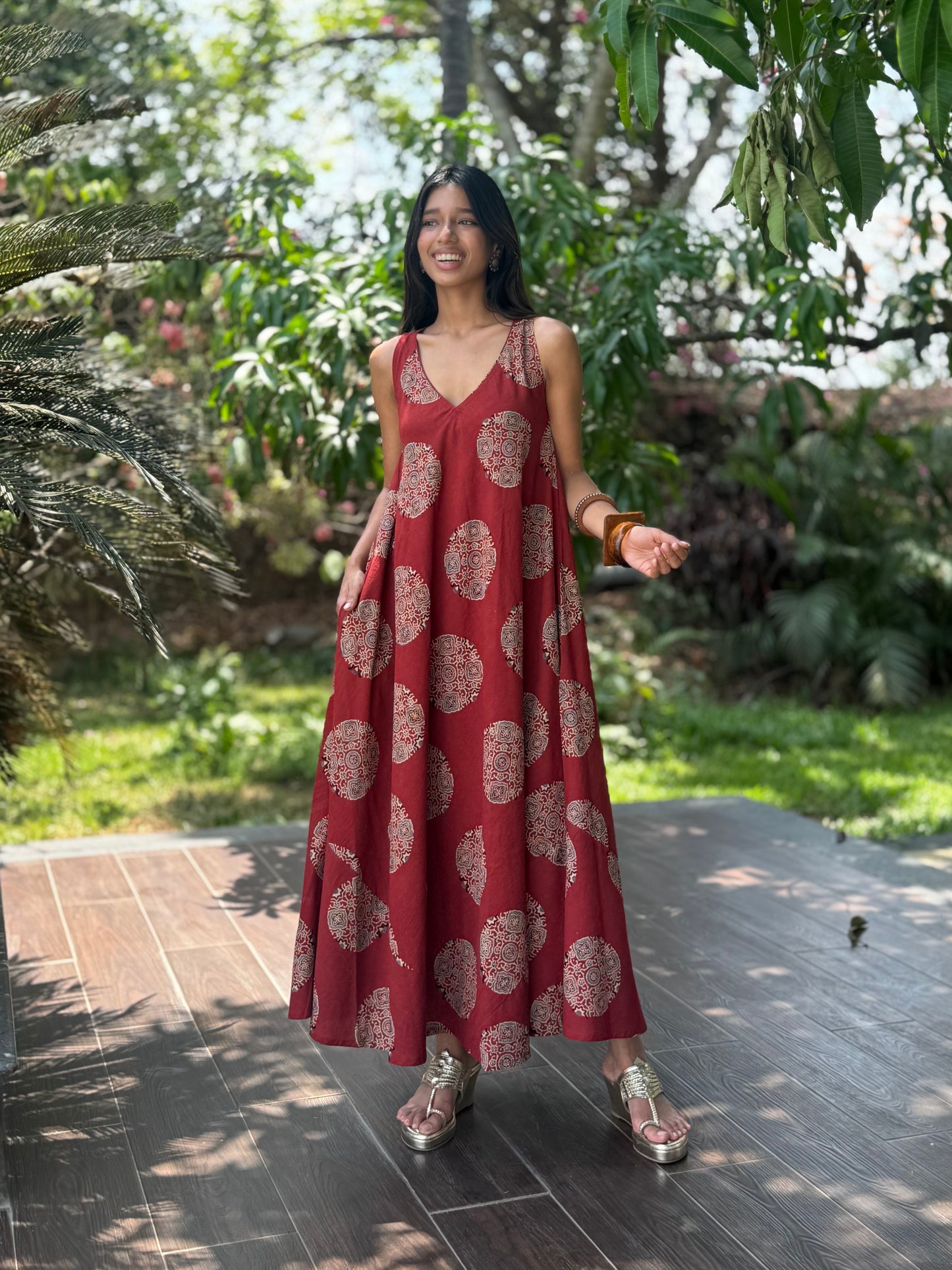 Maati Ajrakh dress