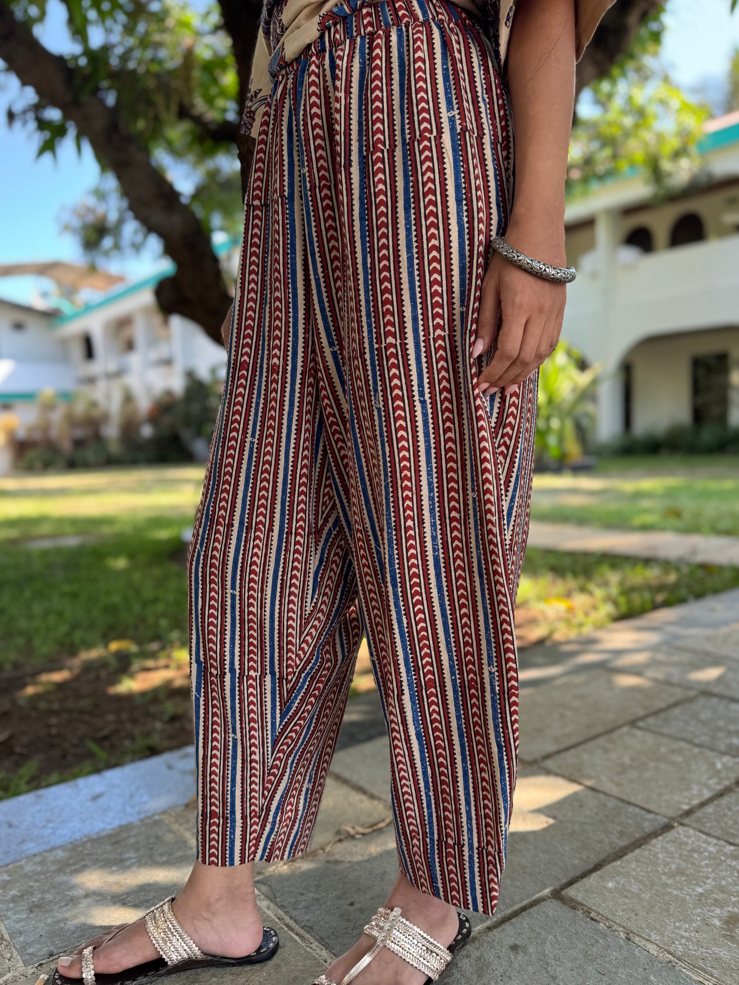 Aabha Ajrakh Co-ord with Afghani Pants