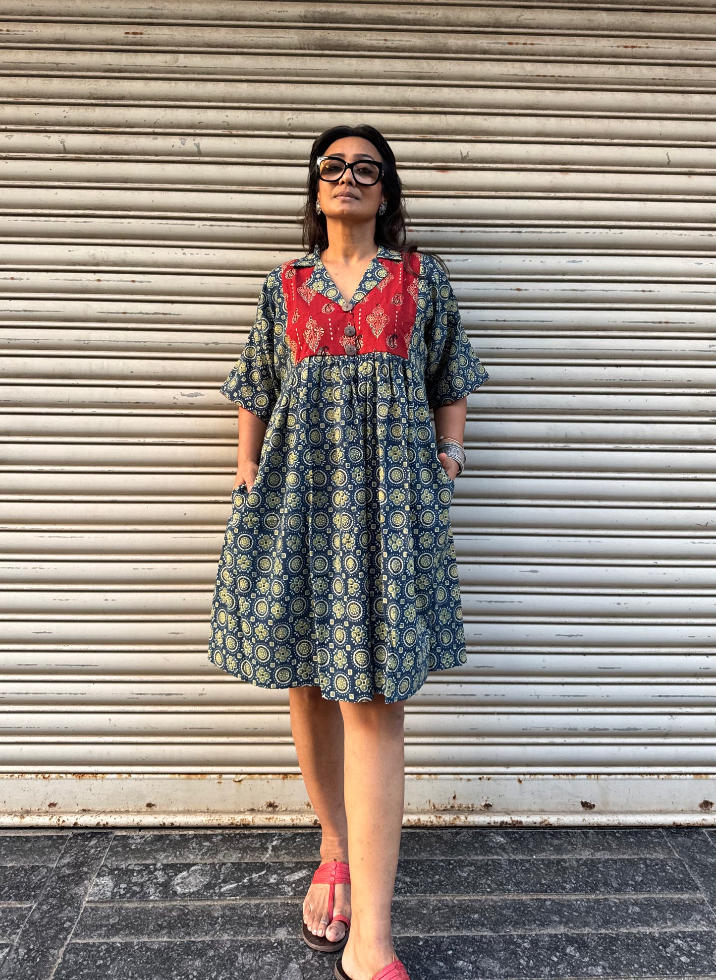 Cypress Chulbuli Cotton Dress (READY TO DISPATCH)