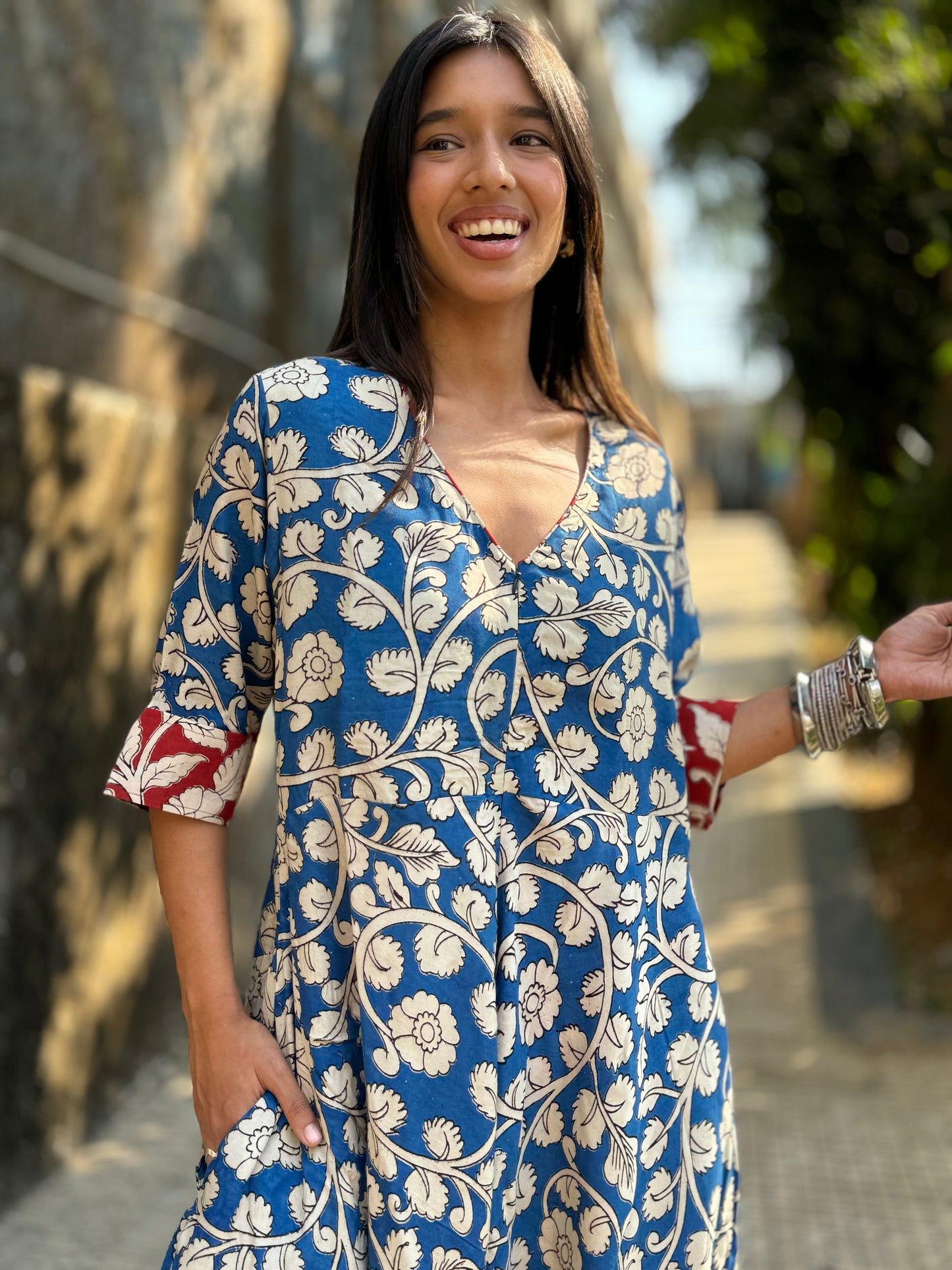 Blue Harem Jumpsuit
