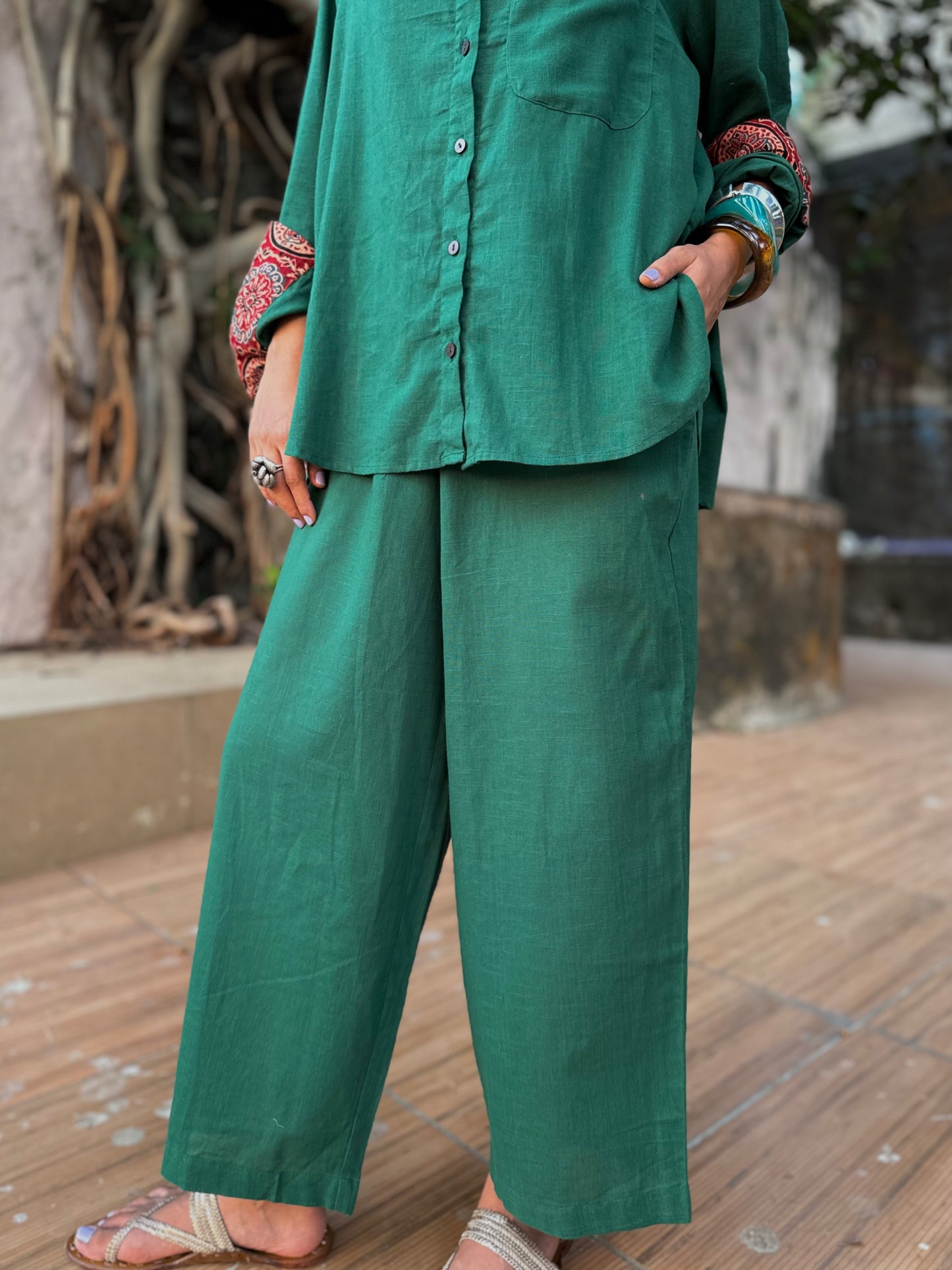 Forest Shirt Pants Co-ord set