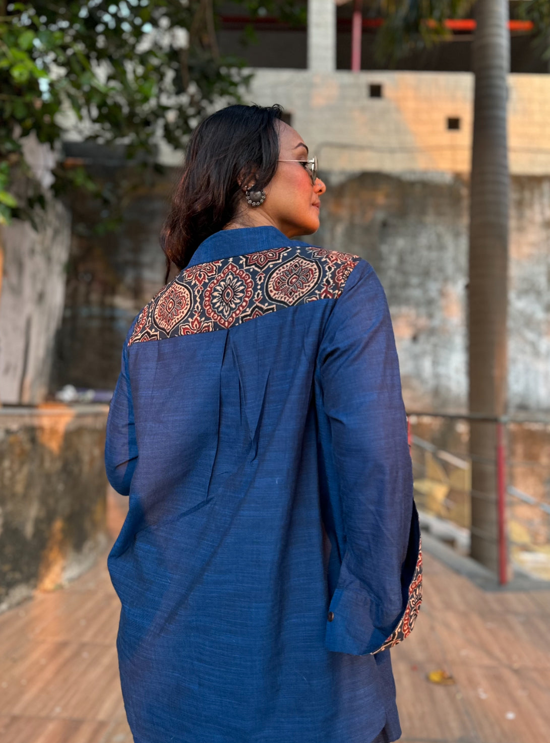 Cobalt Shirt Pants Co-ord set