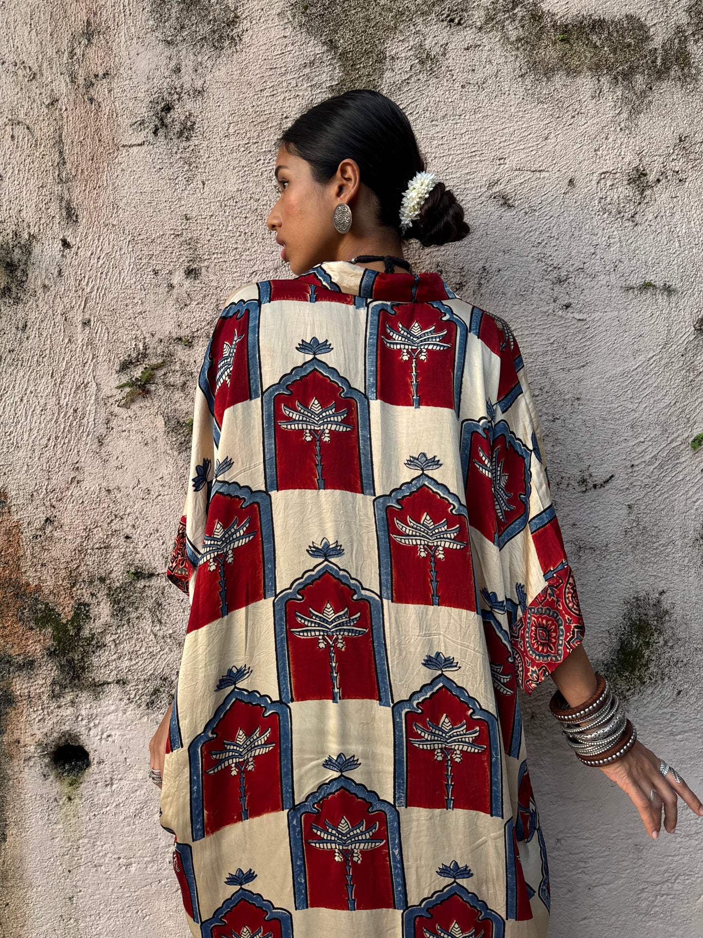Kora Modal Silk Kaftan dress