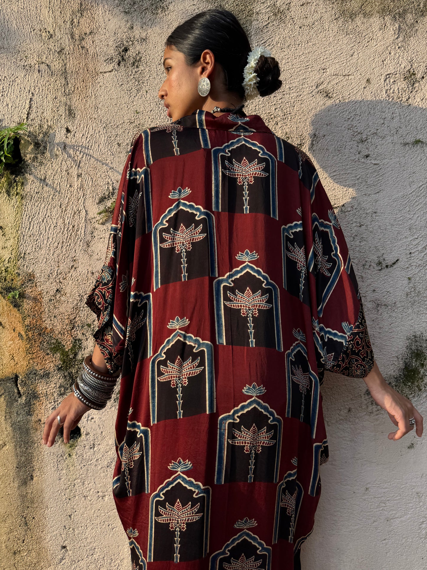 Mousse Modal Silk Kaftan dress