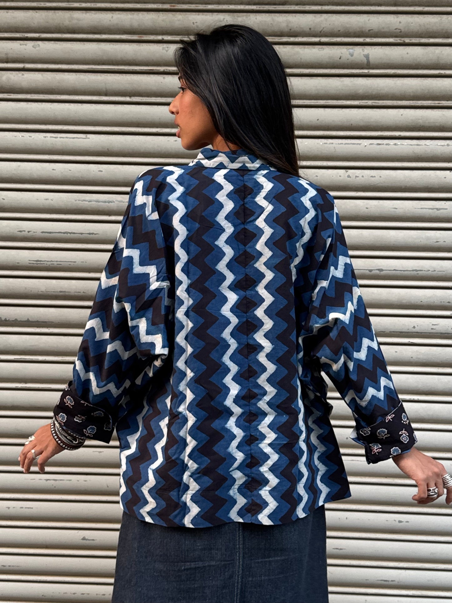 Chevron Cotton Shirt