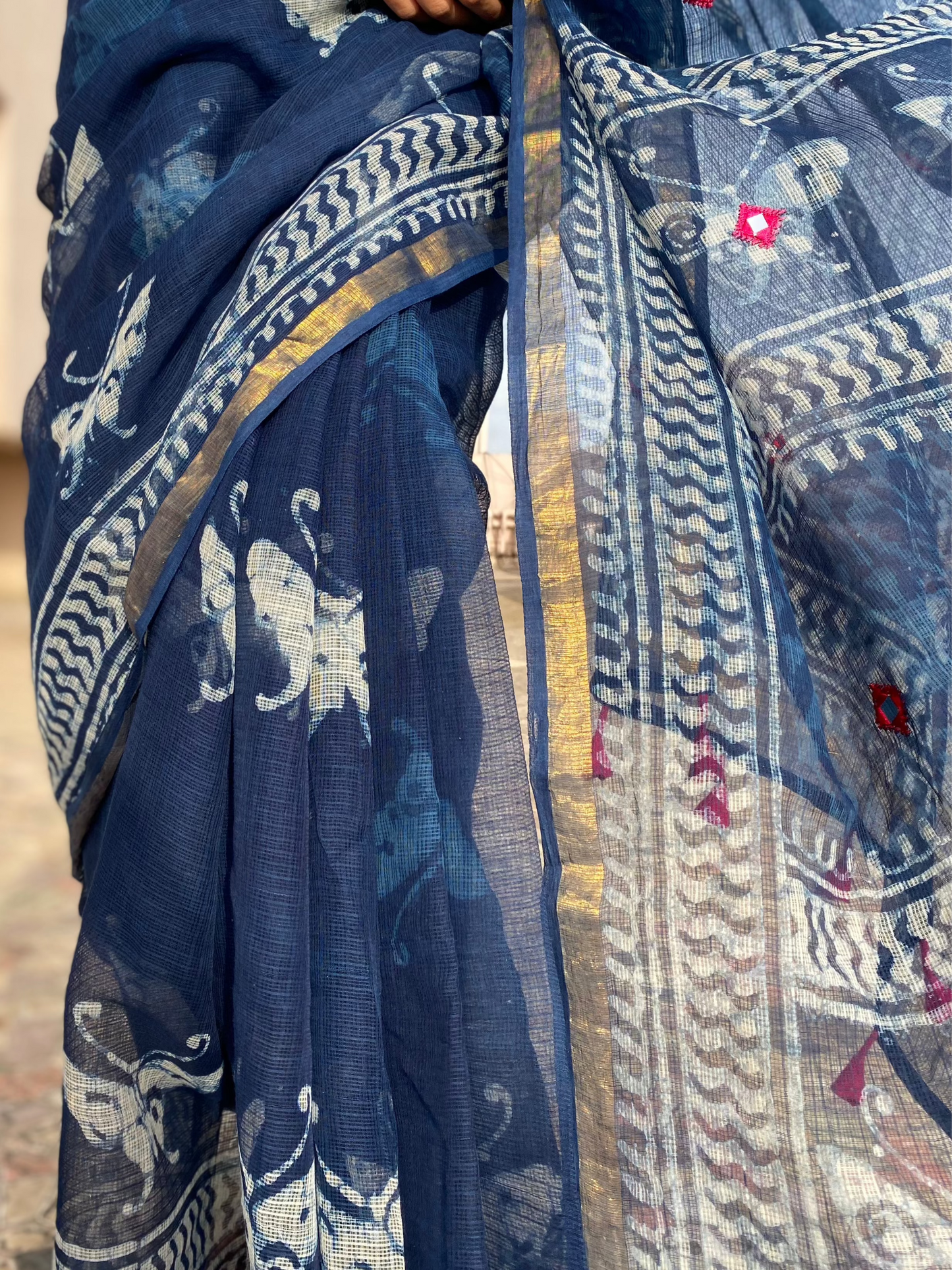 Titli Kota Doria Saree
