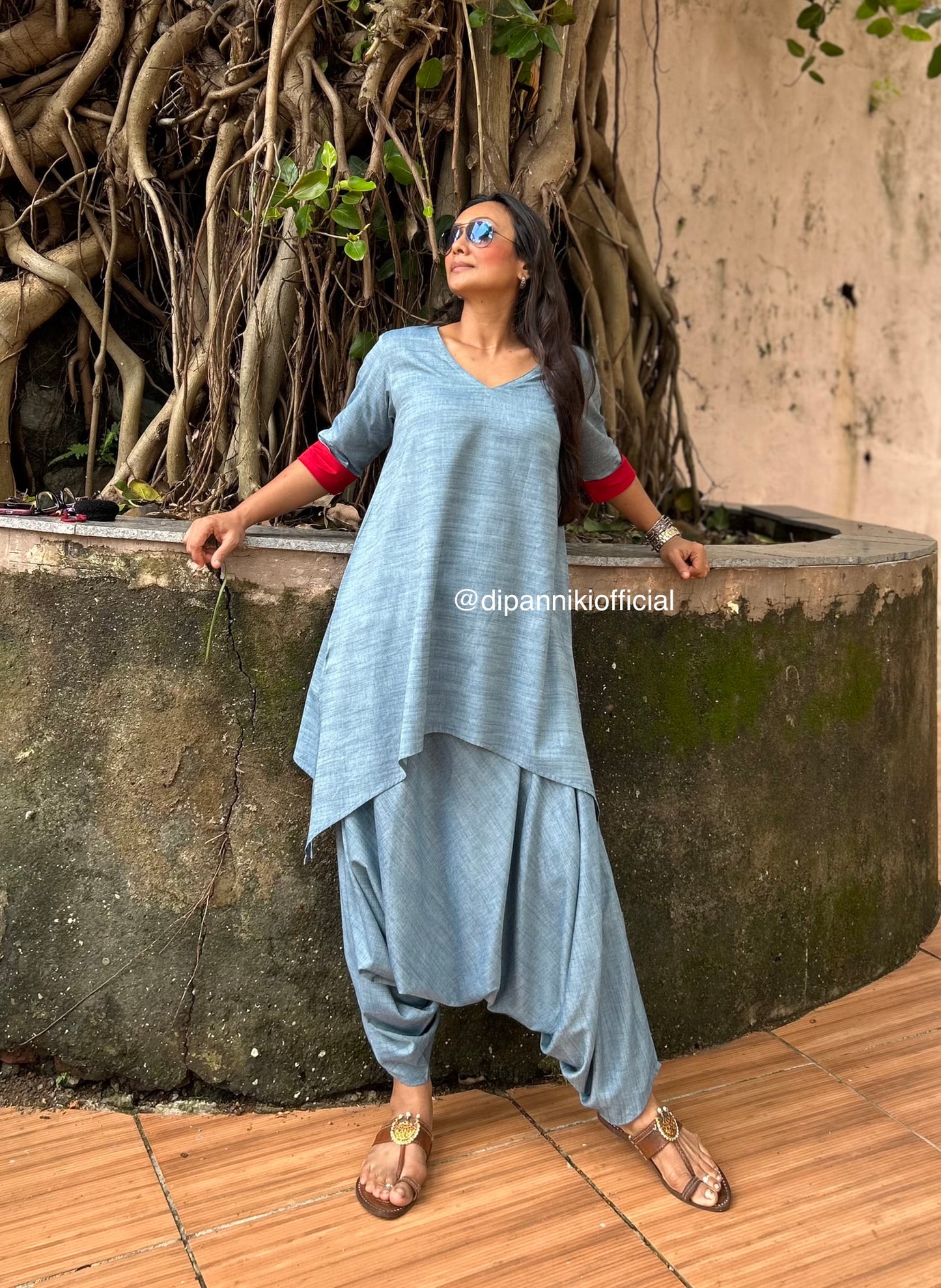 Denim Harem co-ord set