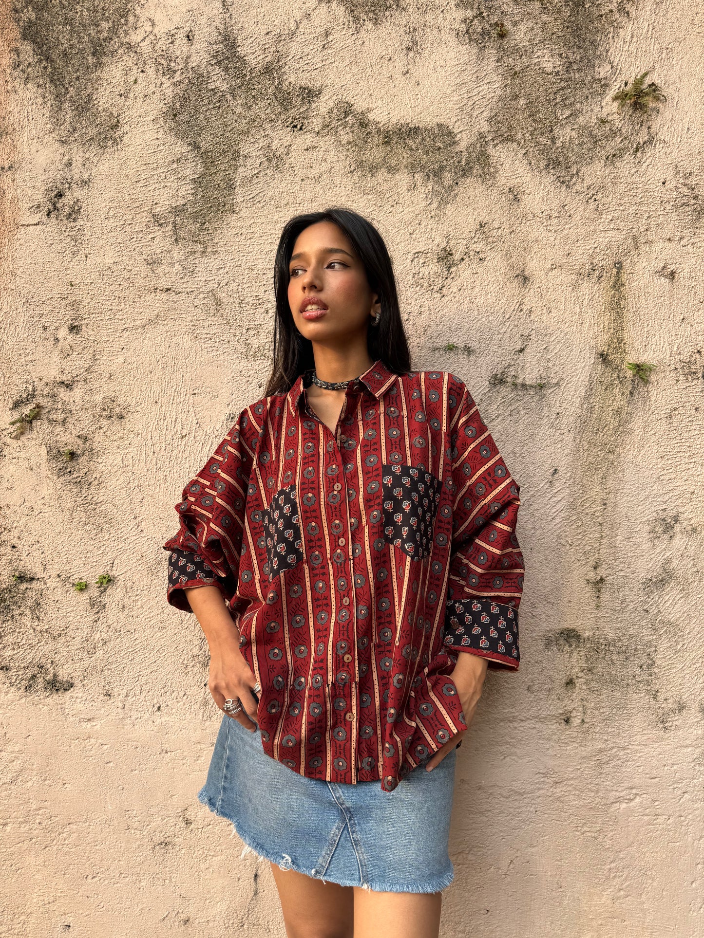 Ember Ajrakh Cotton Shirt