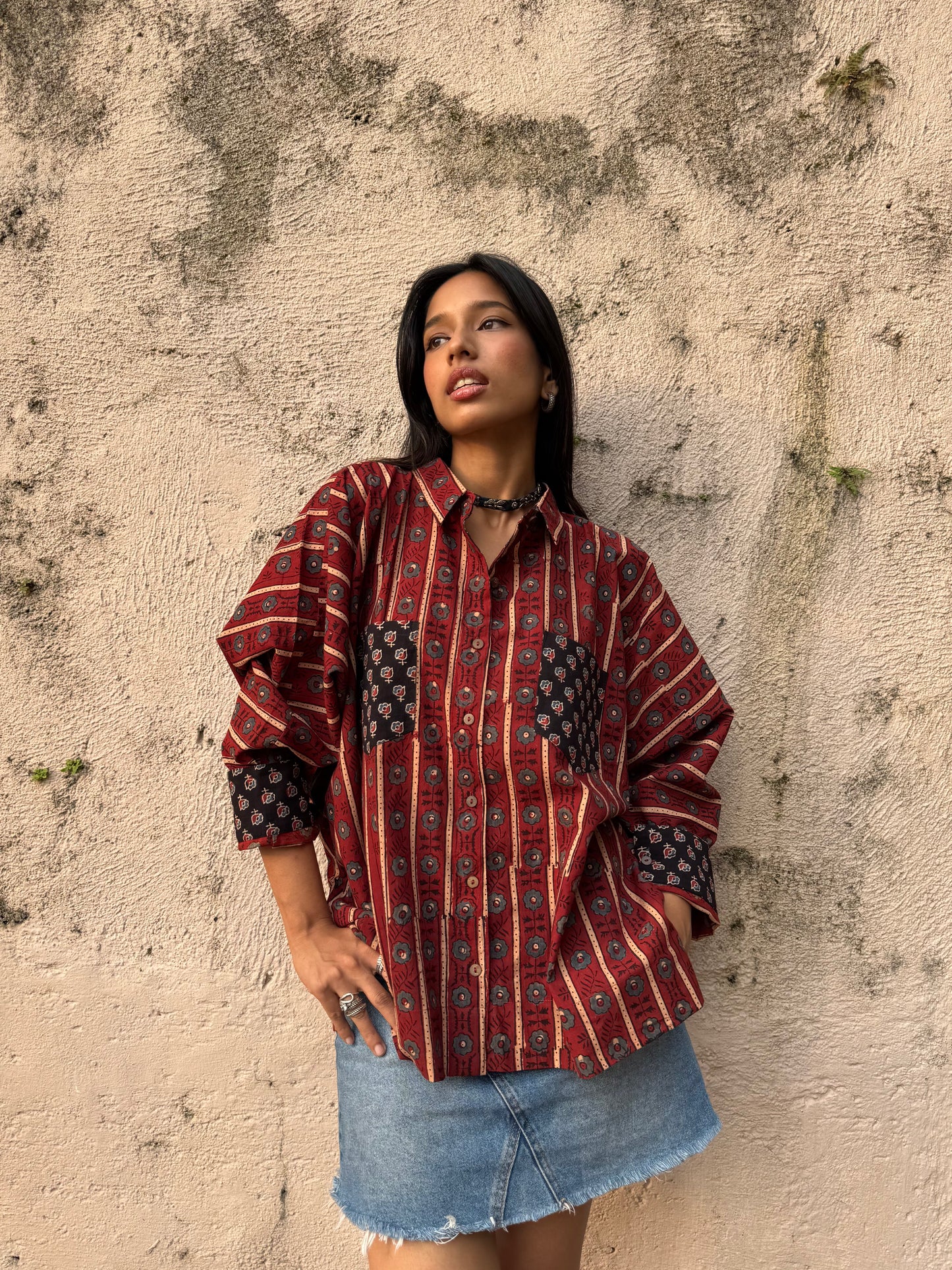 Ember Ajrakh Cotton Shirt