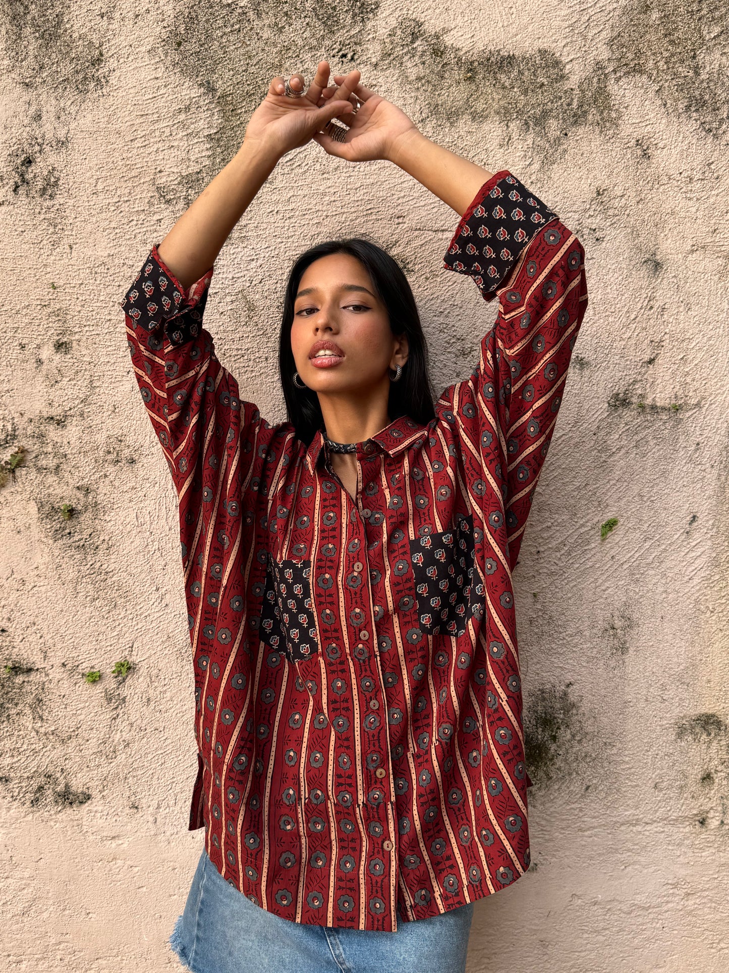 Ember Ajrakh Cotton Shirt
