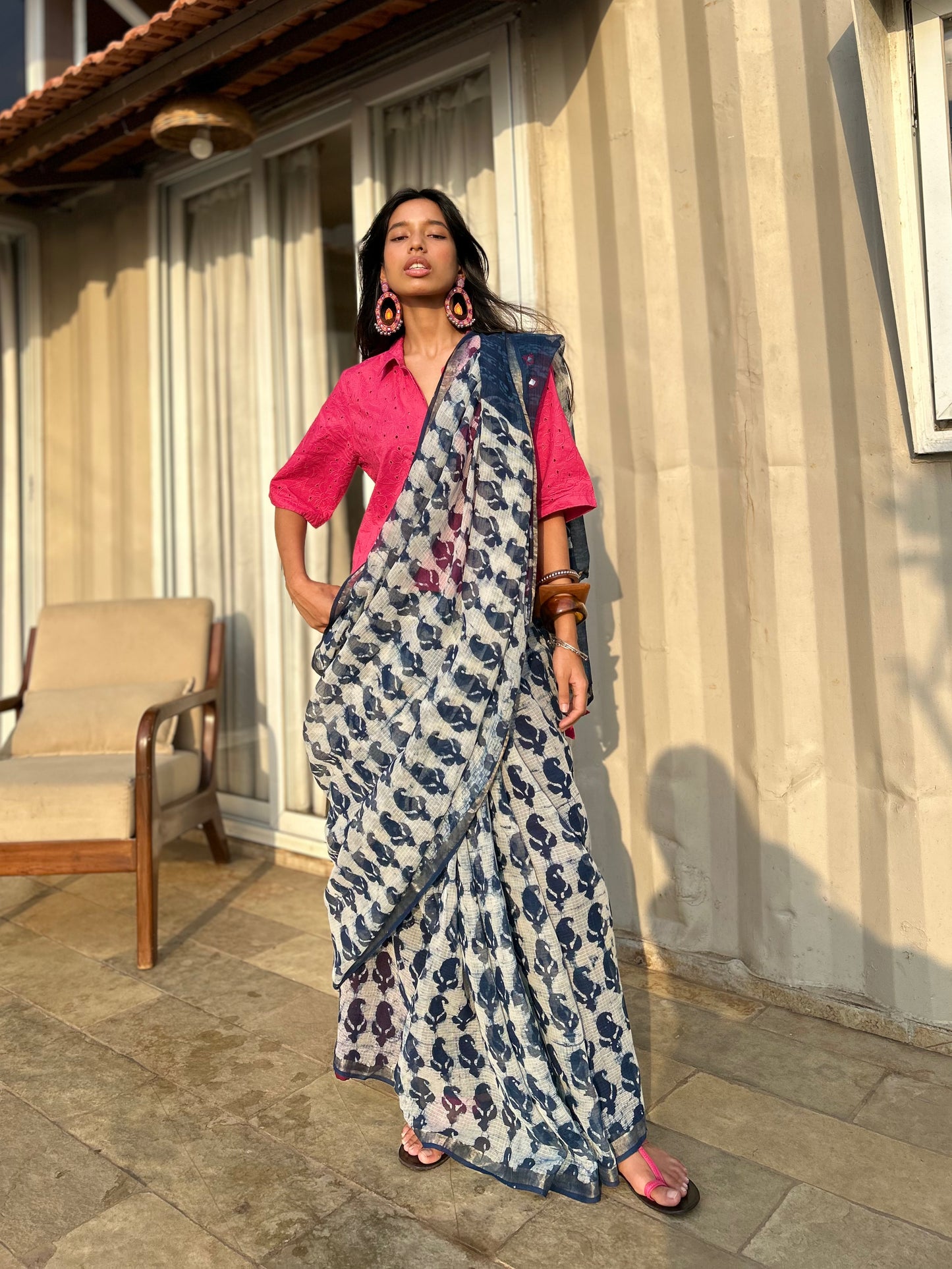 Kairi Kota Doria Saree