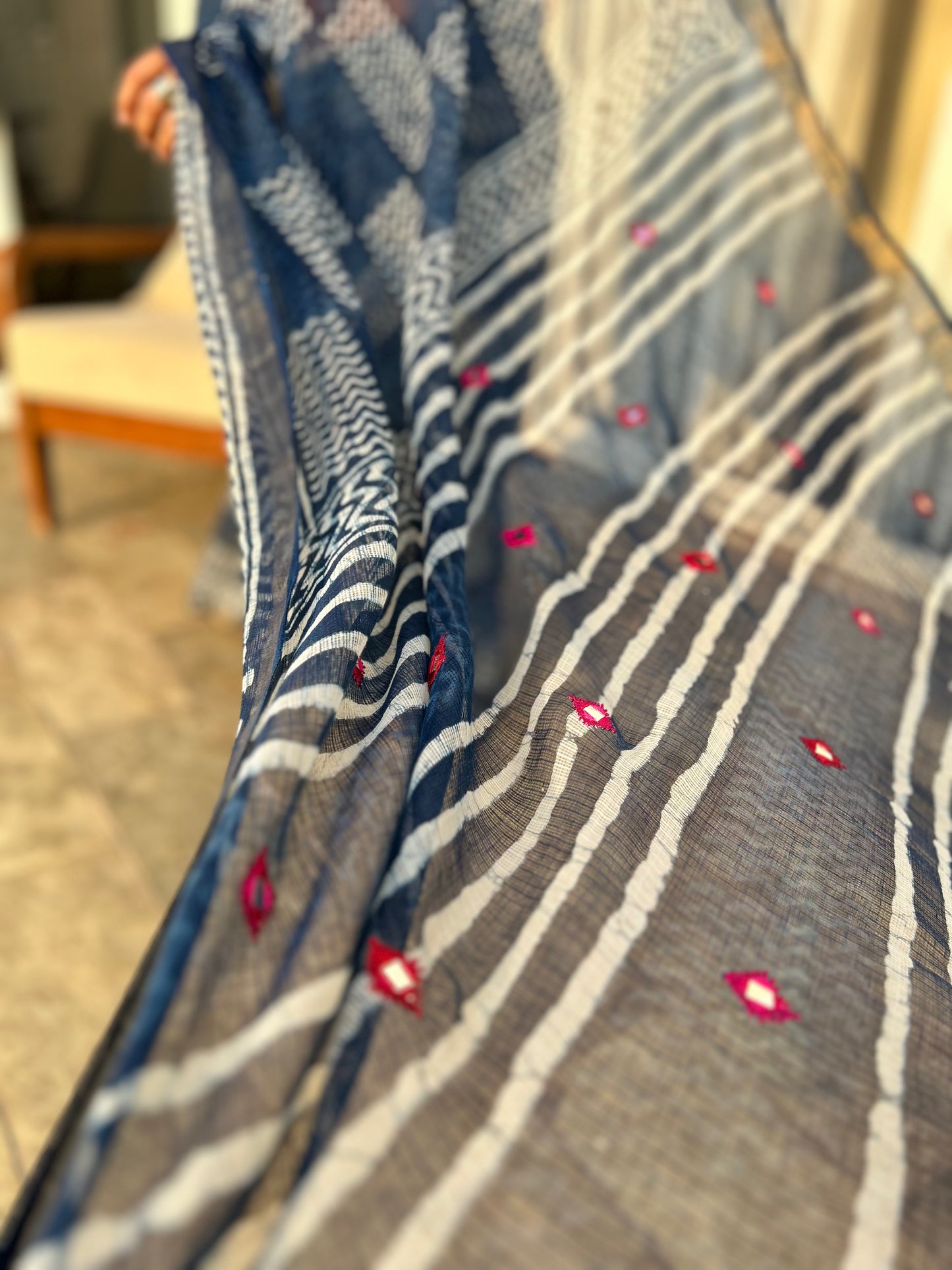 Raahi Kota Doria Saree