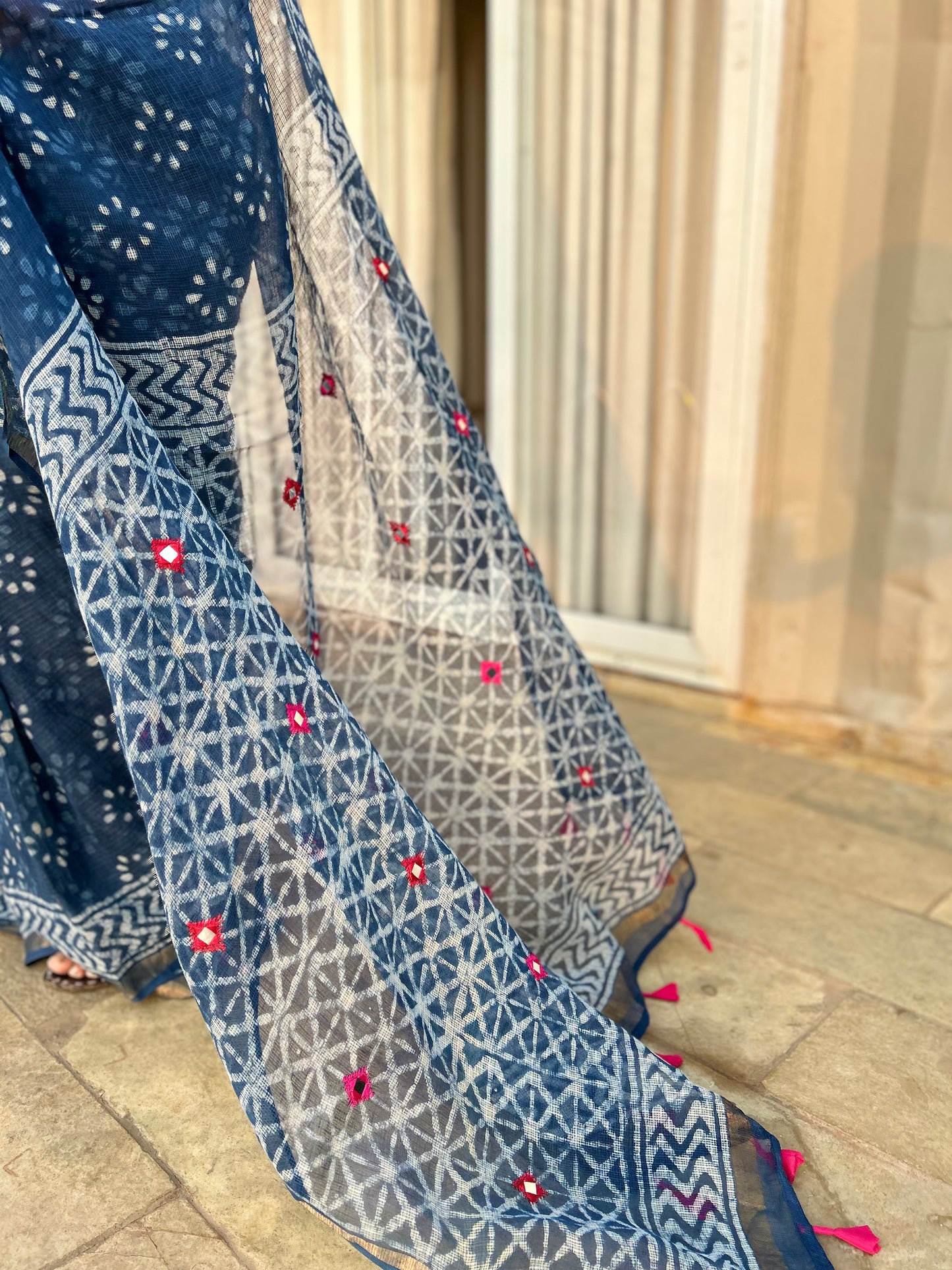 Kora Kota Doria Saree