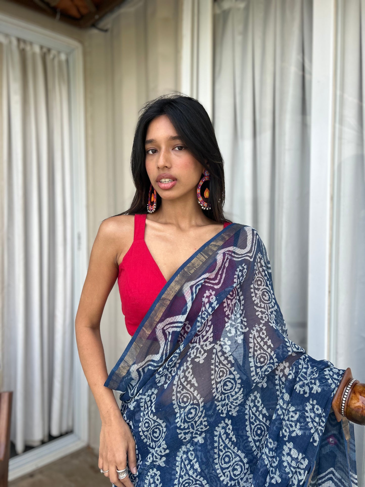 Paisley Kota Doria Saree
