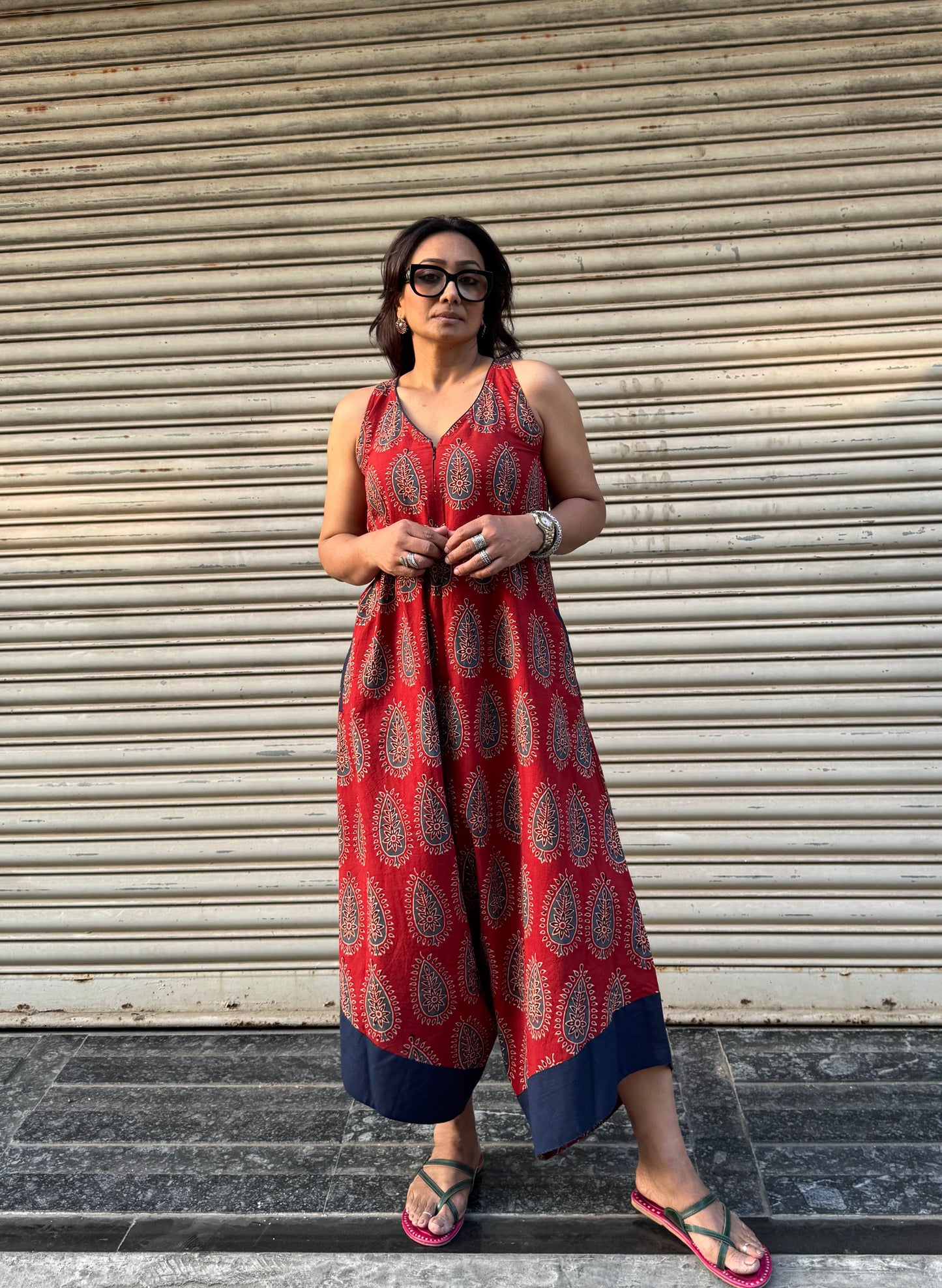 Brick Ajrakh Suhaani Jumpsuit