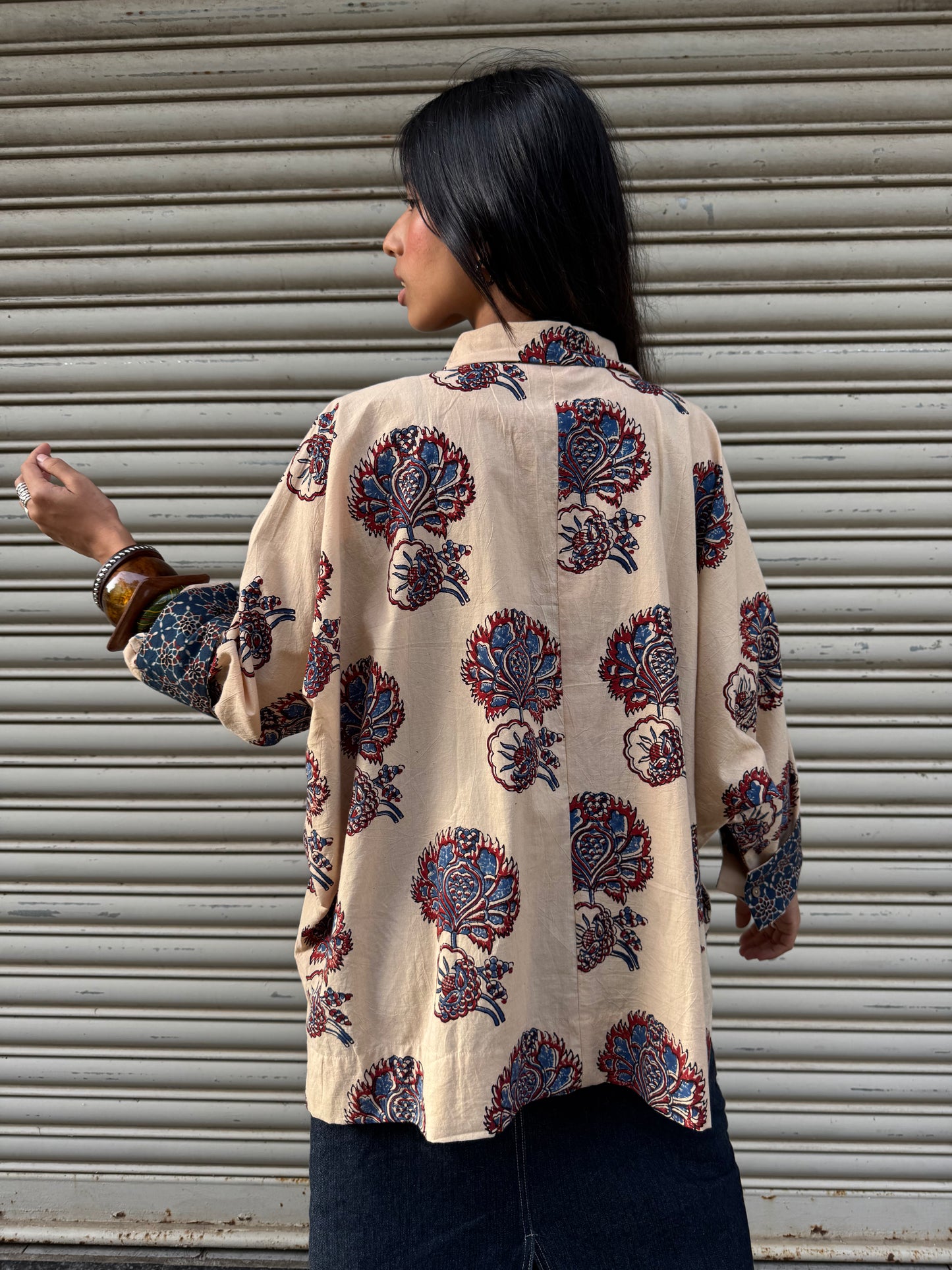 Aabha Ajrakh Cotton Shirt