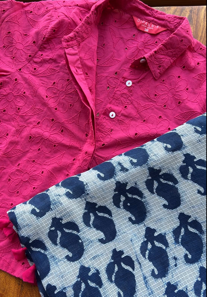 Rani Hakoba Cropped Shirt