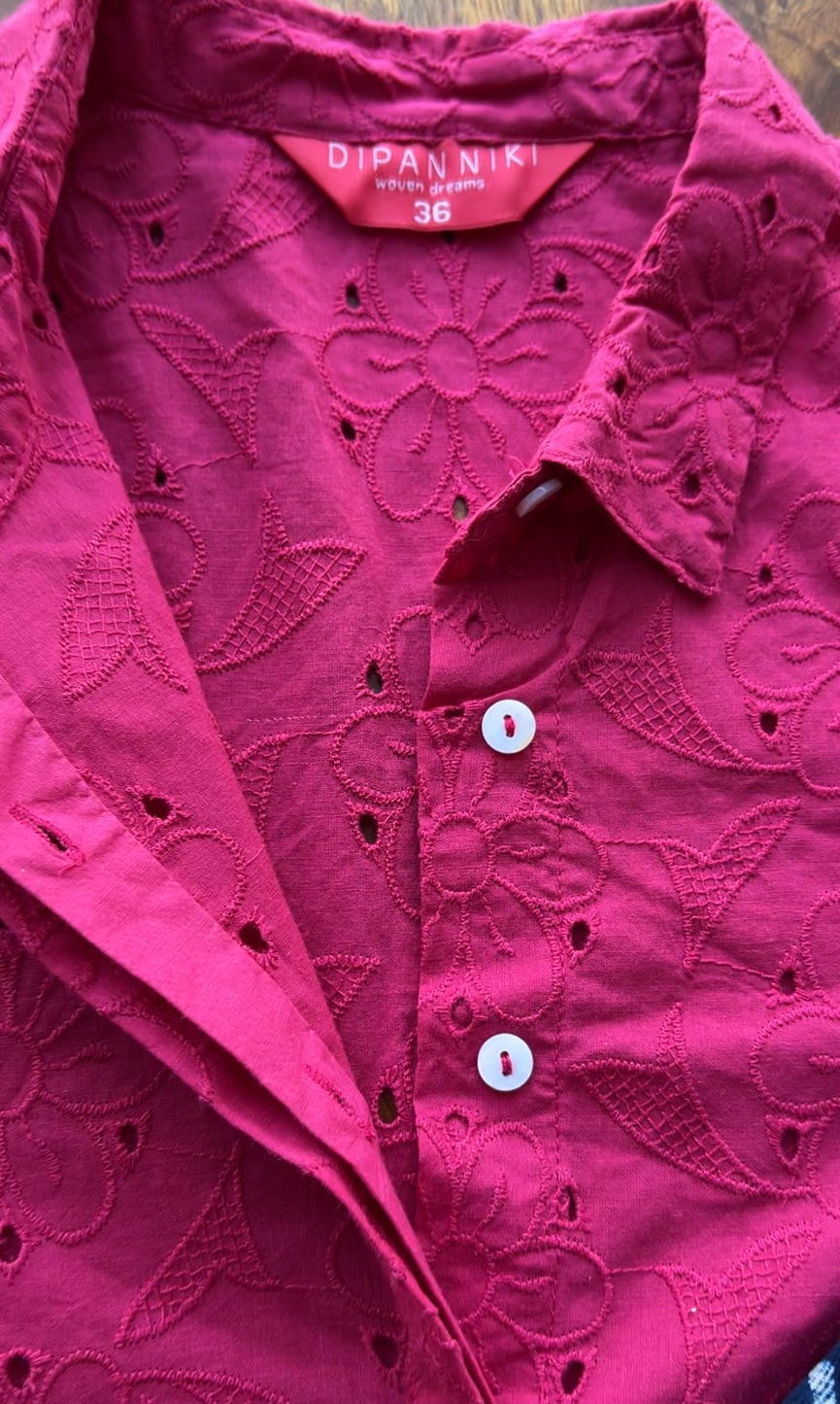 Rani Hakoba Cropped Shirt