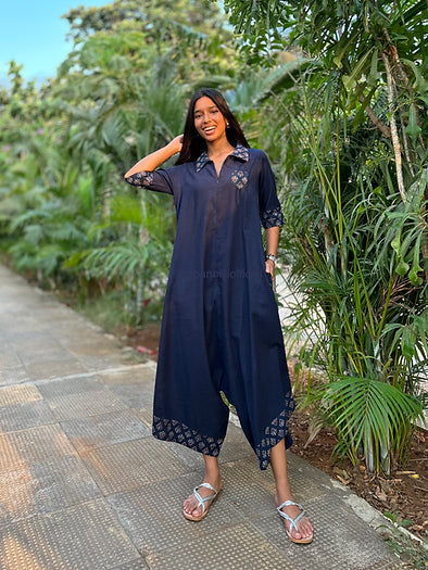 Navy blue Suhaani jumpsuit