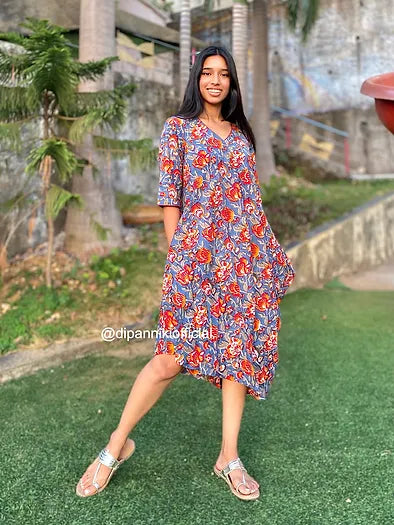 Swaali cowl dress