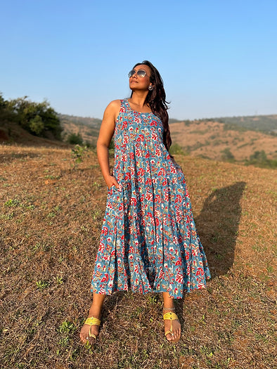 Neeli Cotton Gulabo