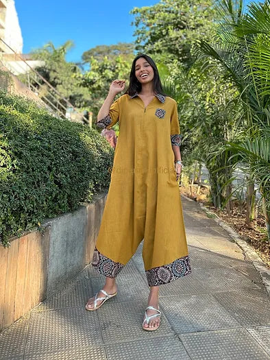 Mustard Suhaani jumpsuit