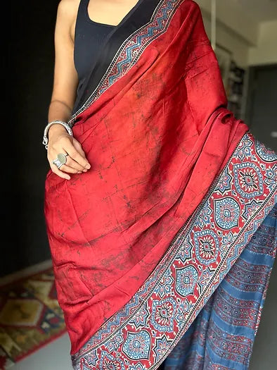 Raani distressed silk saree