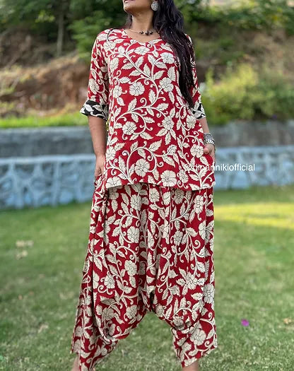 Maati Gulabo Harem co-ord set