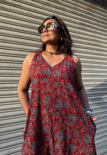 Mitti Ajrakh Suhaani Jumpsuit