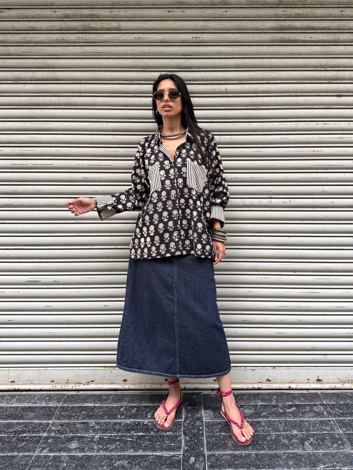 Charcoal Cotton Shirt