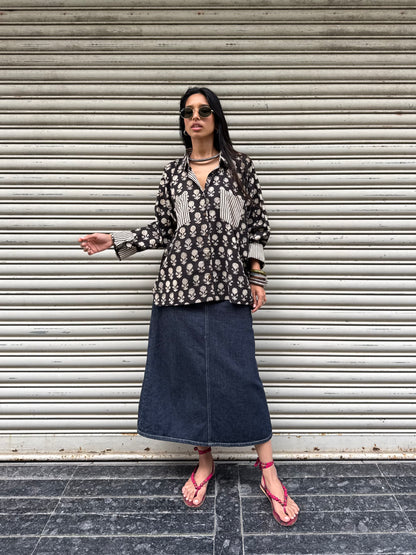 Charcoal Cotton Shirt