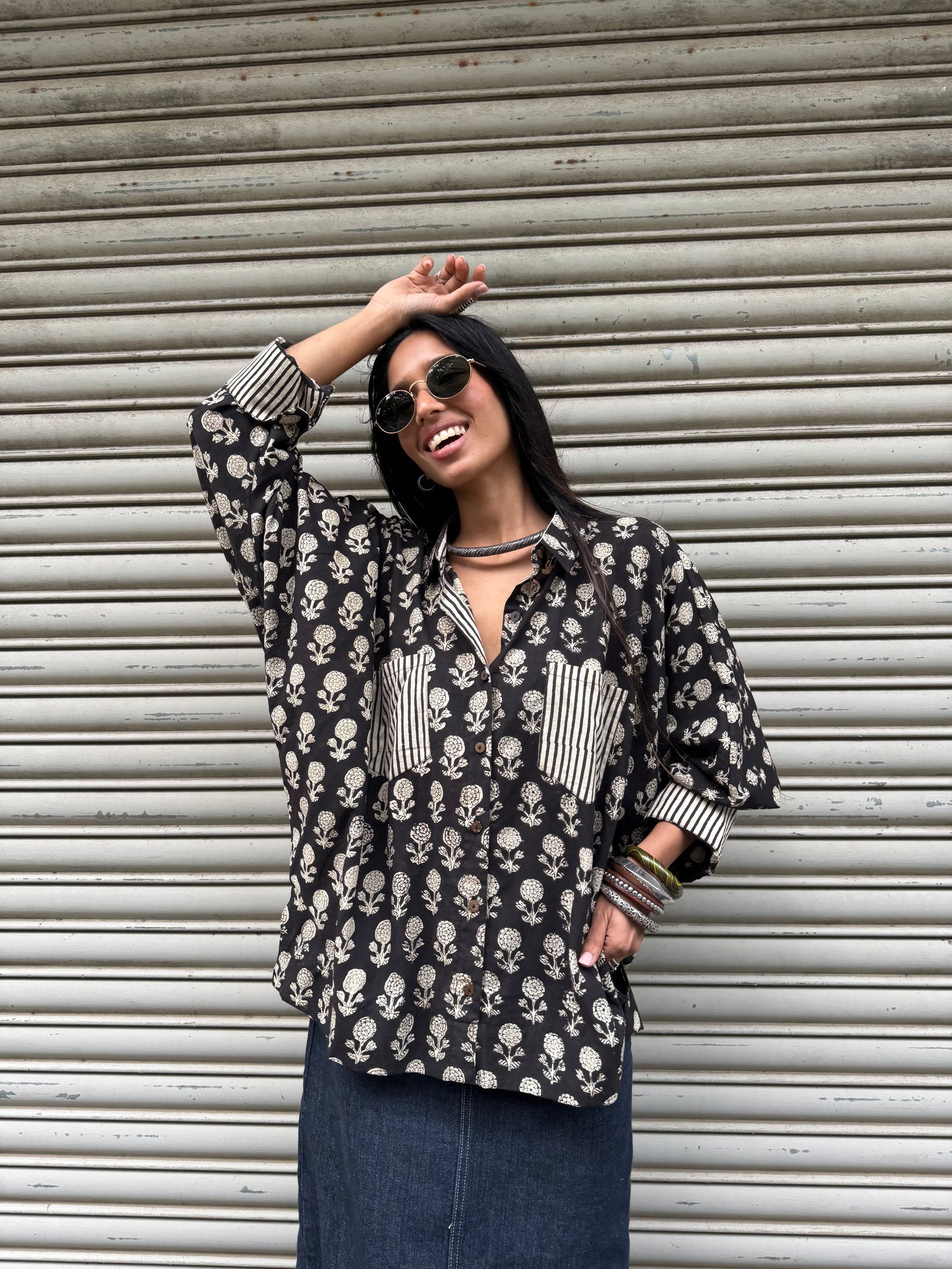 Charcoal Cotton Shirt